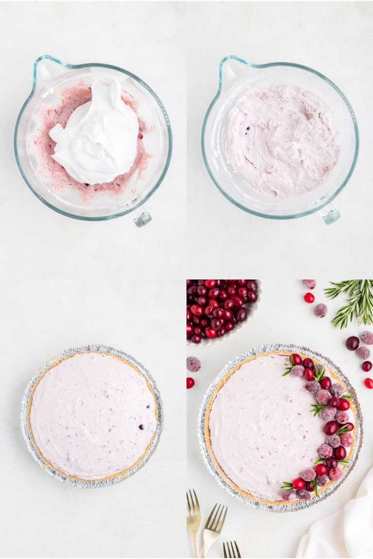 No-Bake Cranberry Pie - Semi Homemade Kitchen