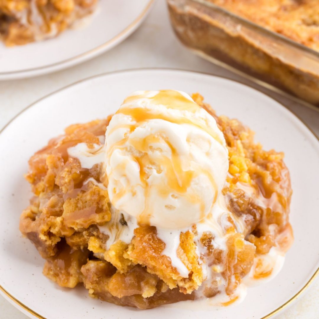 Easy Caramel Apple Dump Cake Semi Homemade Kitchen