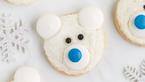 Easy Polar Bear Cookies - Semi Homemade Kitchen