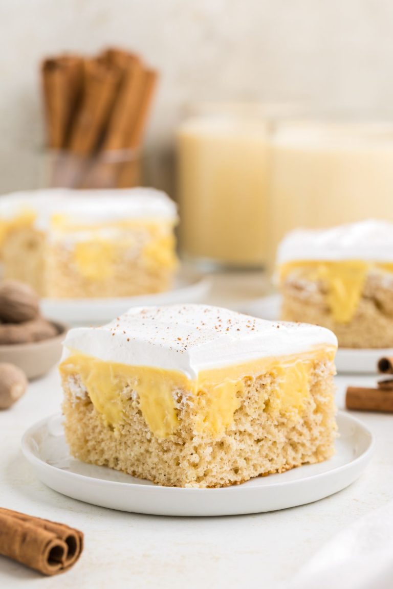 Eggnog Poke Cake Semi Homemade Kitchen