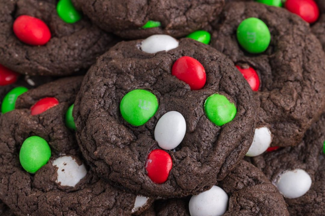 Chocolate Cake Mix Christmas Cookies - Semi Homemade Kitchen