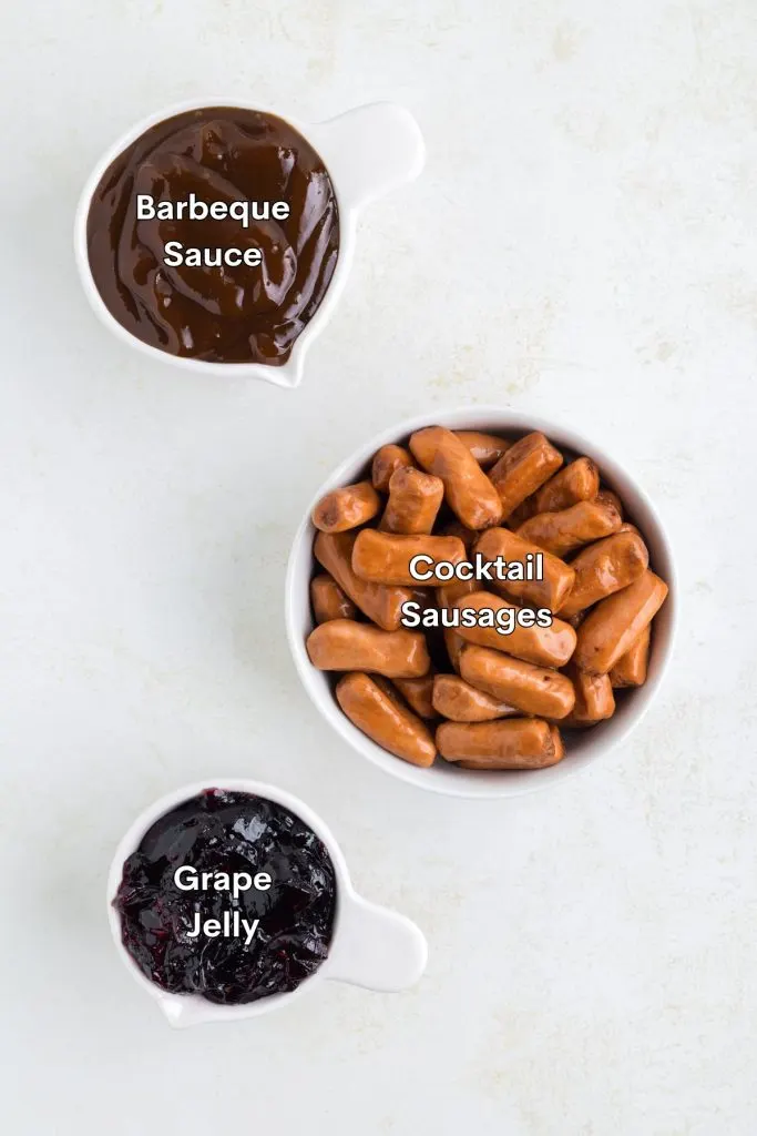 Ingredients displayed in bowls on the counter.