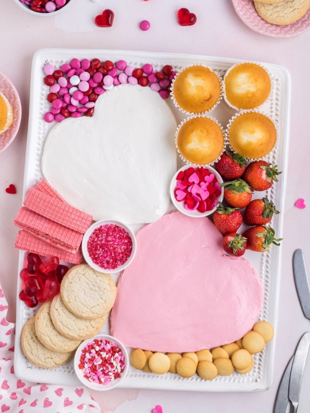 Valentine’s Day Charcuterie Dessert Board Story