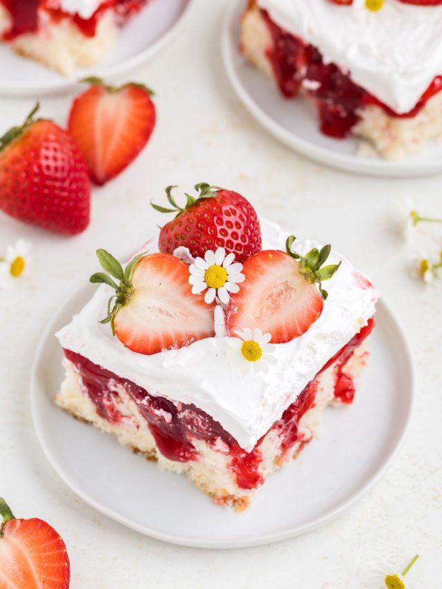 Strawberry Shortcake Poke Cake Story