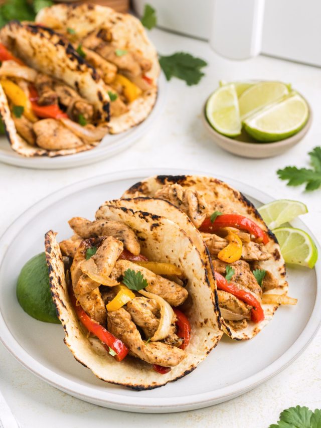 Air Fryer Chicken Fajitas Story