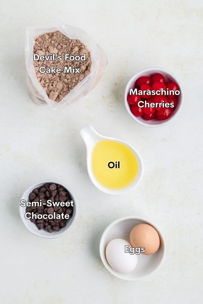 Ingredients displayed on the counter.