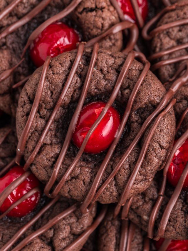 Cake Mix Chocolate Covered Cherry Cookies Story