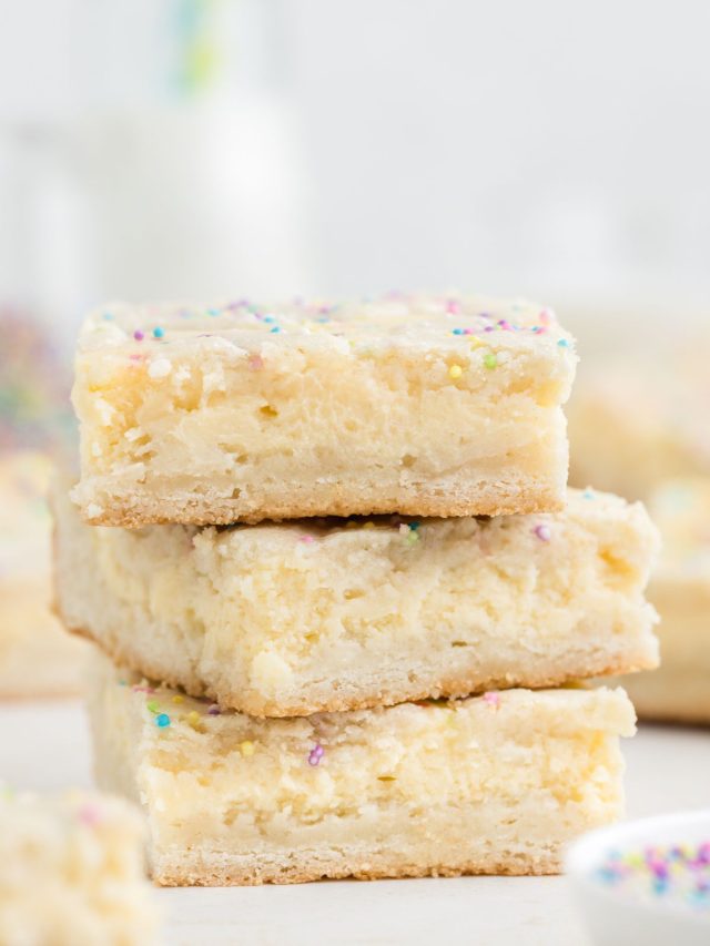 Sugar Cookie Cheesecake Bars Story