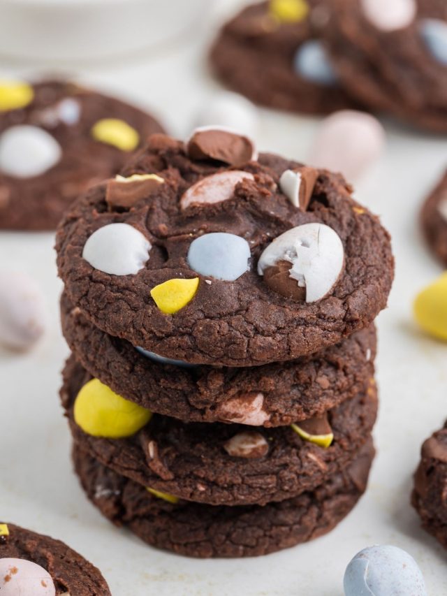 Mini Egg Brownie Cookies Story