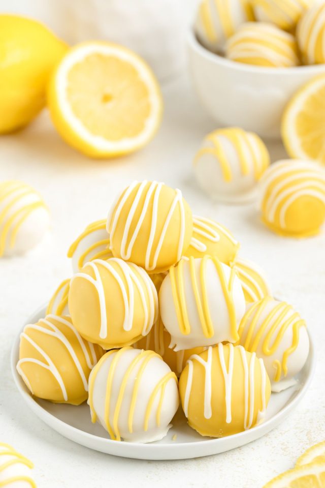 Lemon Oreo Truffles - Semi Homemade Kitchen