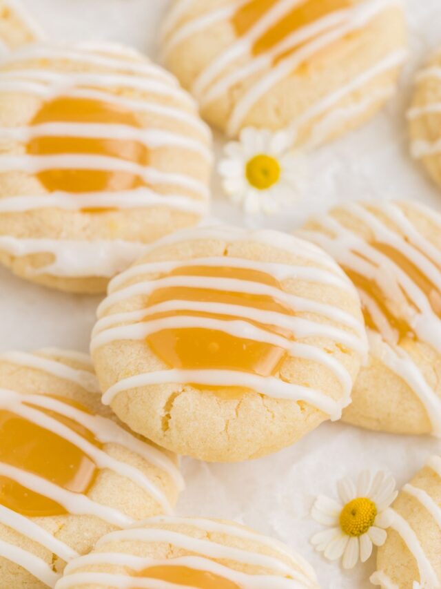 Lemon Curd Thumbprint Cookies Story