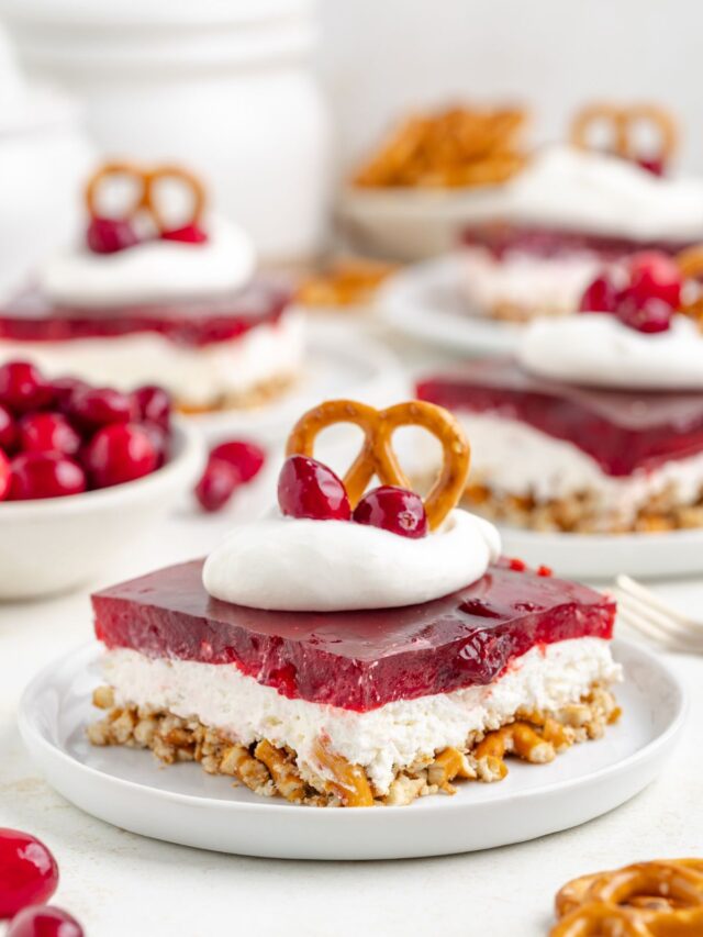 Cranberry Pretzel Salad Story