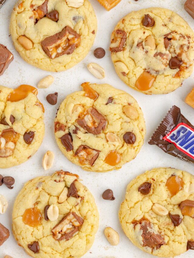 Snickers Cake Mix Cookies Story