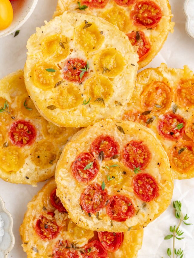 Tomato Upside Down Puff Pastry Tarts Story