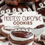 Hostess Cupcake Cookies Pinterest graphic.