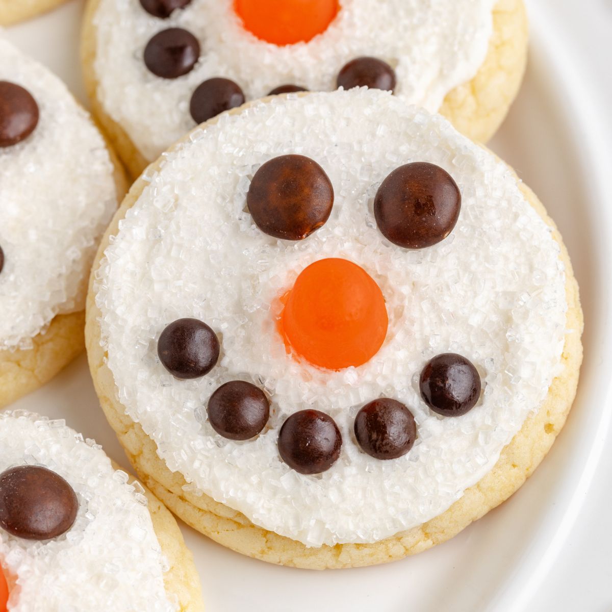 Frosty Face Cookies, Frosty, Snowman Cookies newest Christmas Cookies