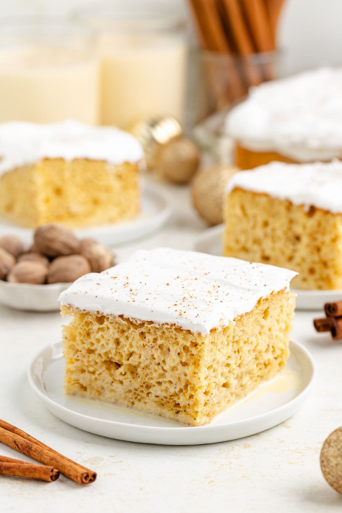 Eggnog Tres Leches Cake Eggnog Tres Leches Cake