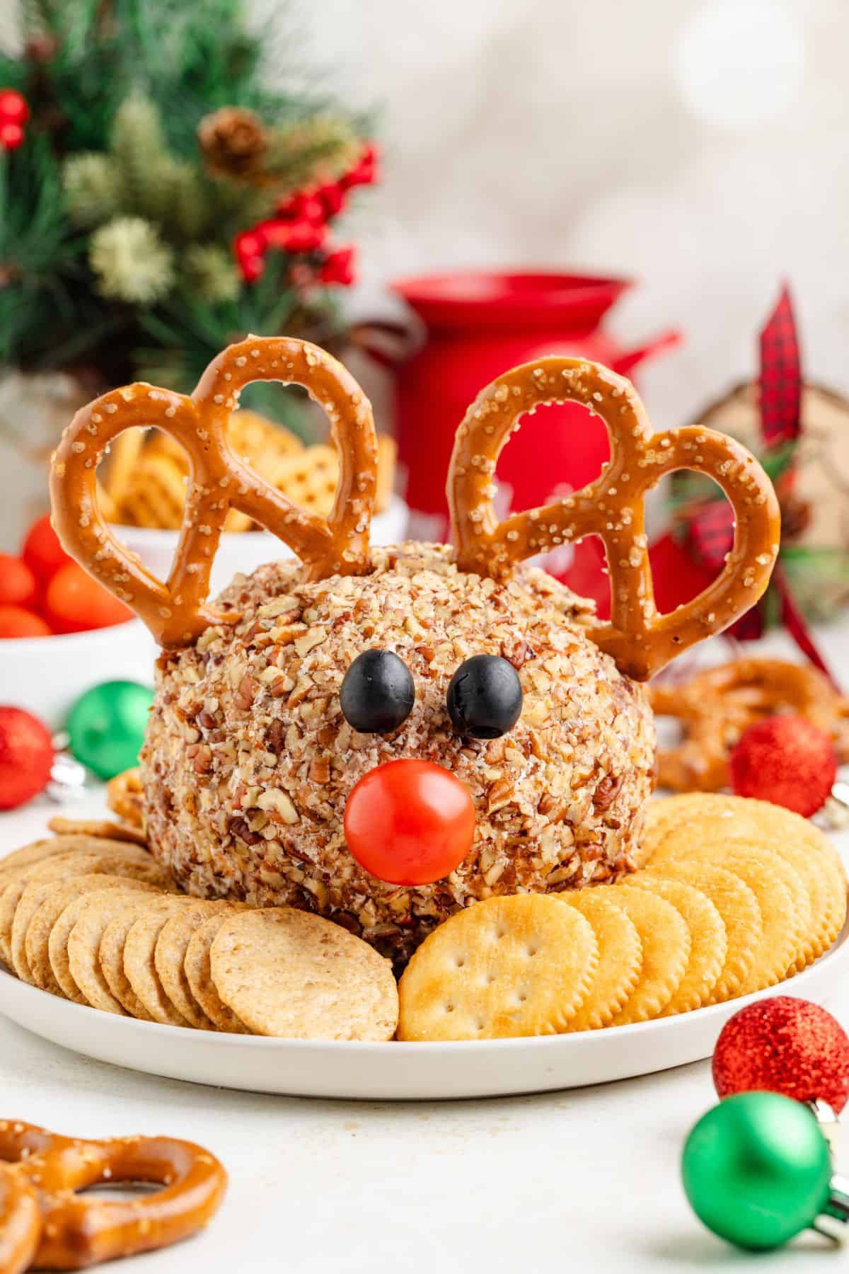 Reindeer Cheeseball Reindeer Cheeseball